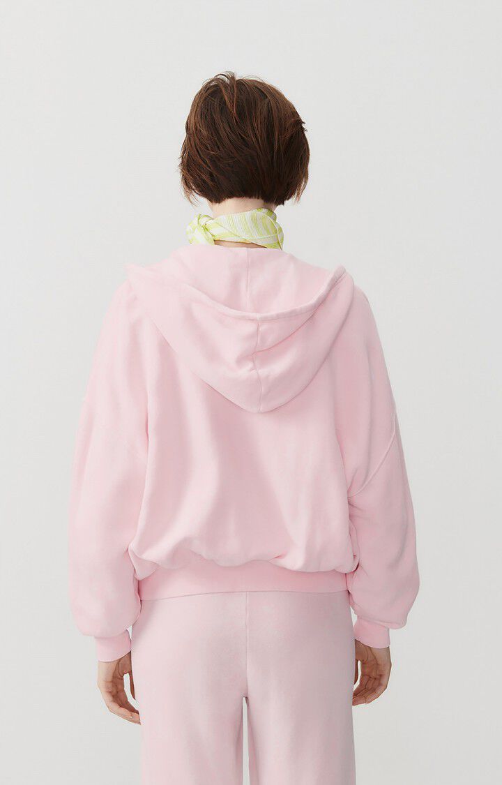 American Vintage Sweat Femme Izubird - DRAGEE VINTAGE 48 Manches Longues Rose - E24