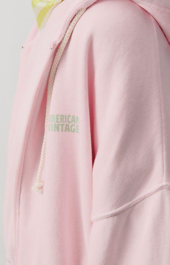 American Vintage Sweat Femme Izubird - DRAGEE VINTAGE 48 Manches Longues Rose - E24