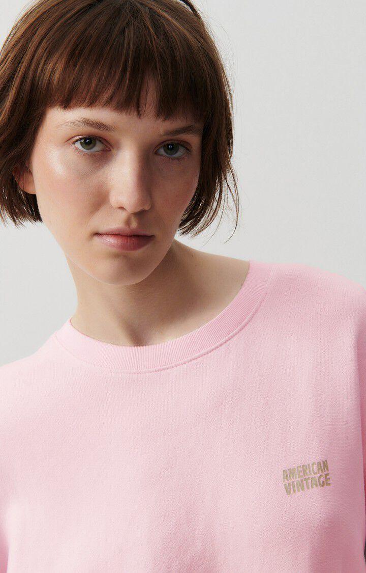 American Vintage Sweat Femme Izubird - DRAGEE VINTAGE 51 Manches Longues Rose - E24
