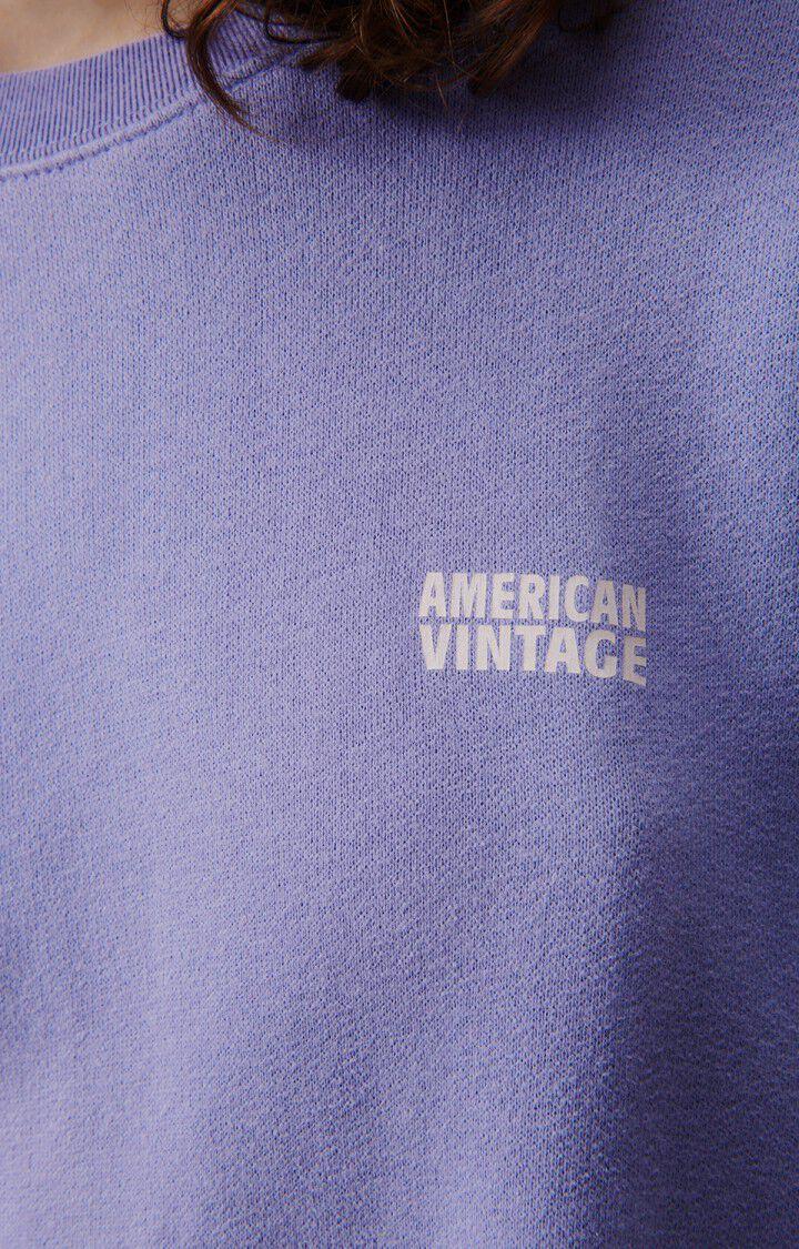 American Vintage Sweat Femme Izubird - IRIS VINTAGE 51 Manches Longues Violet - E24