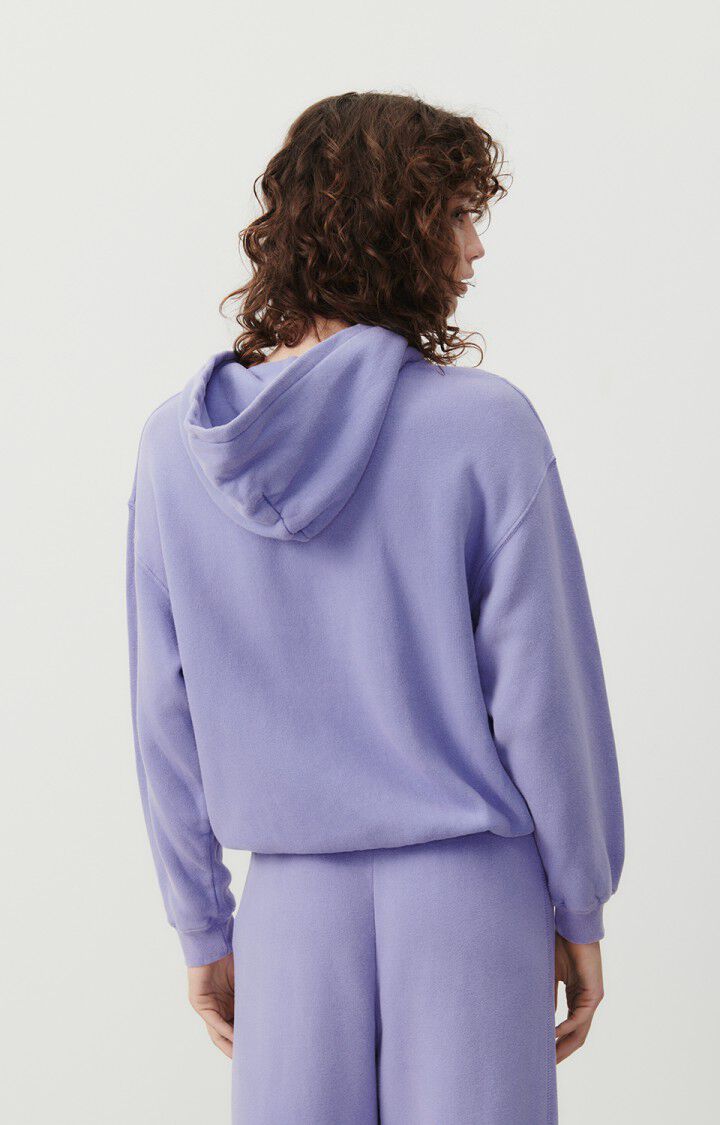 American Vintage Sweat Femme Izubird - IRIS VINTAGE 54 Manches Longues Violet - E24