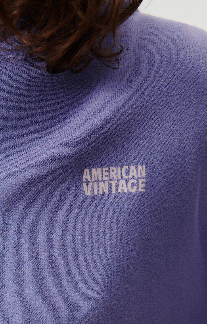 American Vintage Sweat Femme Izubird - IRIS VINTAGE 54 Manches Longues Violet - E24