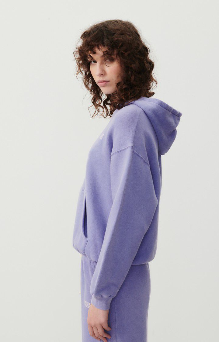 American Vintage Sweat Femme Izubird - IRIS VINTAGE 54 Manches Longues Violet - E24