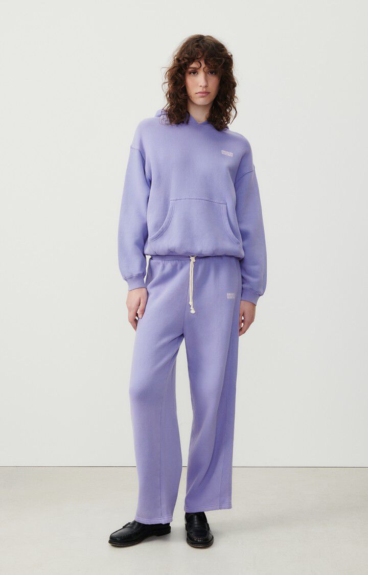american vintage Sweat femme Izubird - IRIS VINTAGE 54 Manches longues Violet - E24