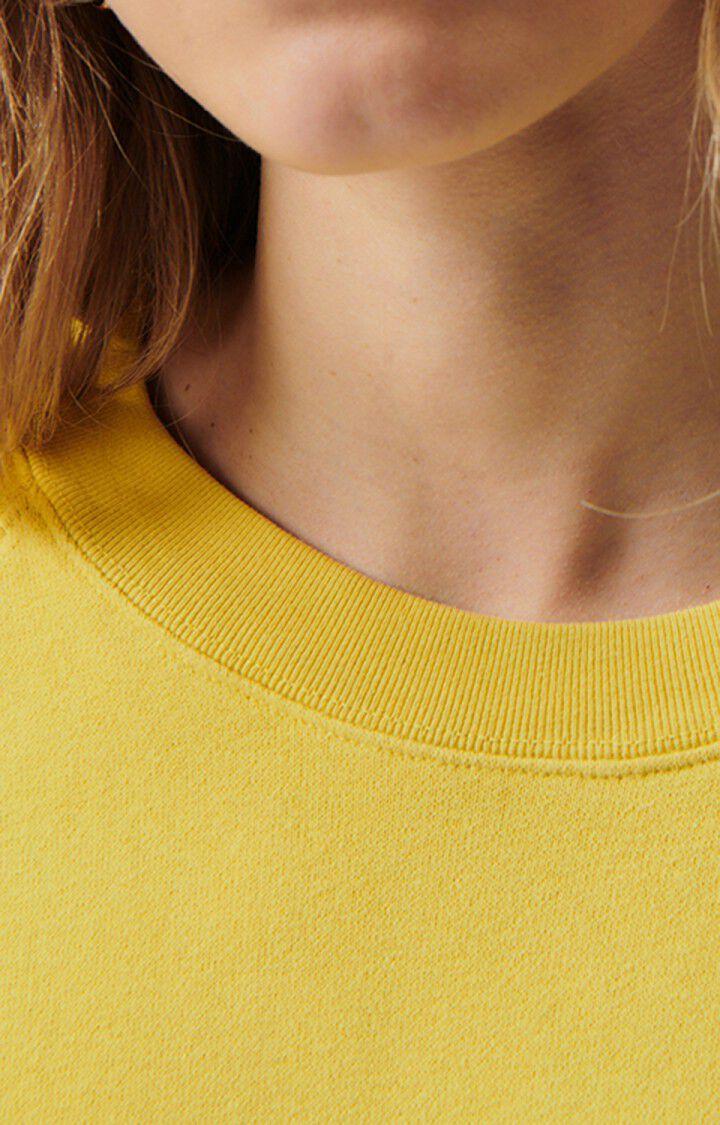 American Vintage Sweat Femme Izubird - MAIS VINTAGE 72 Manches Longues Jaune - E23
