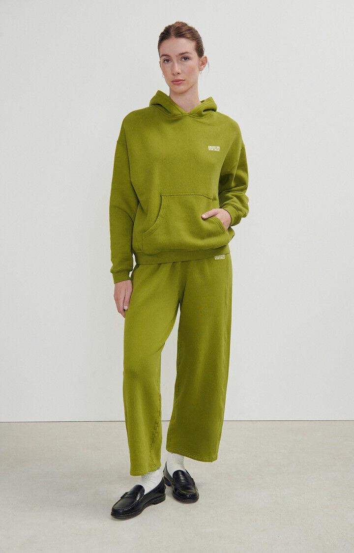 American Vintage Sweat Femme Izubird - MARAIS VINTAGE 54 Manches Longues Vert - H23