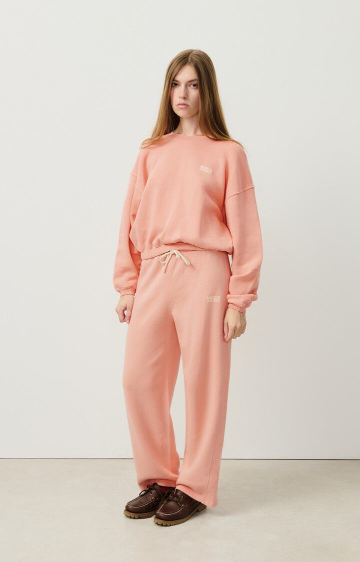 American Vintage Sweat Femme Izubird - MELBA VINTAGE 51 Manches Longues Orange - H24