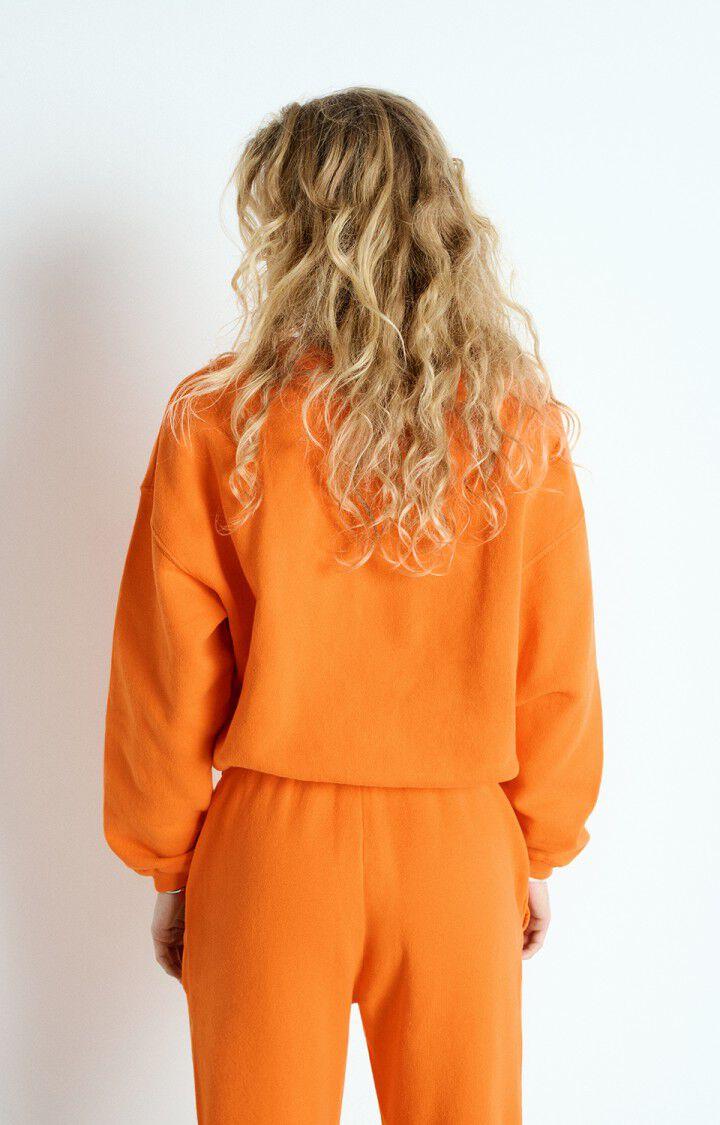 American Vintage Sweat Femme Izubird - NEFLE FLUO 51 Manches Longues Orange - E25
