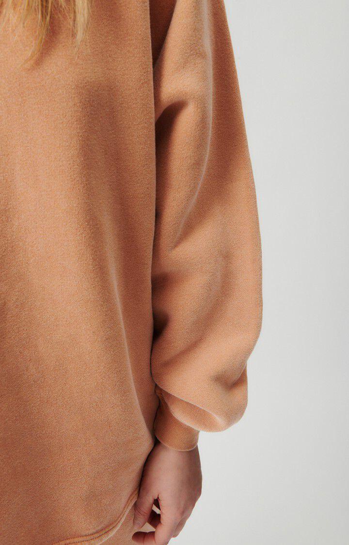 American Vintage Sweat Femme Izubird - NOISETTE VINTAGE 72 Manches Longues Marron - E23