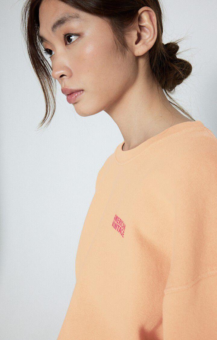 American Vintage Sweat Femme Izubird - NOISETTINE VINTAGE 51 Manches Longues Marron - E25