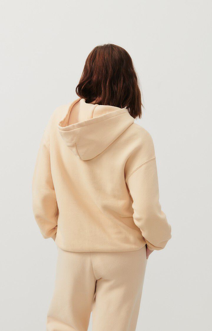American Vintage Sweat Femme Izubird - NUDE VINTAGE 54 Manches Longues Beige - H23