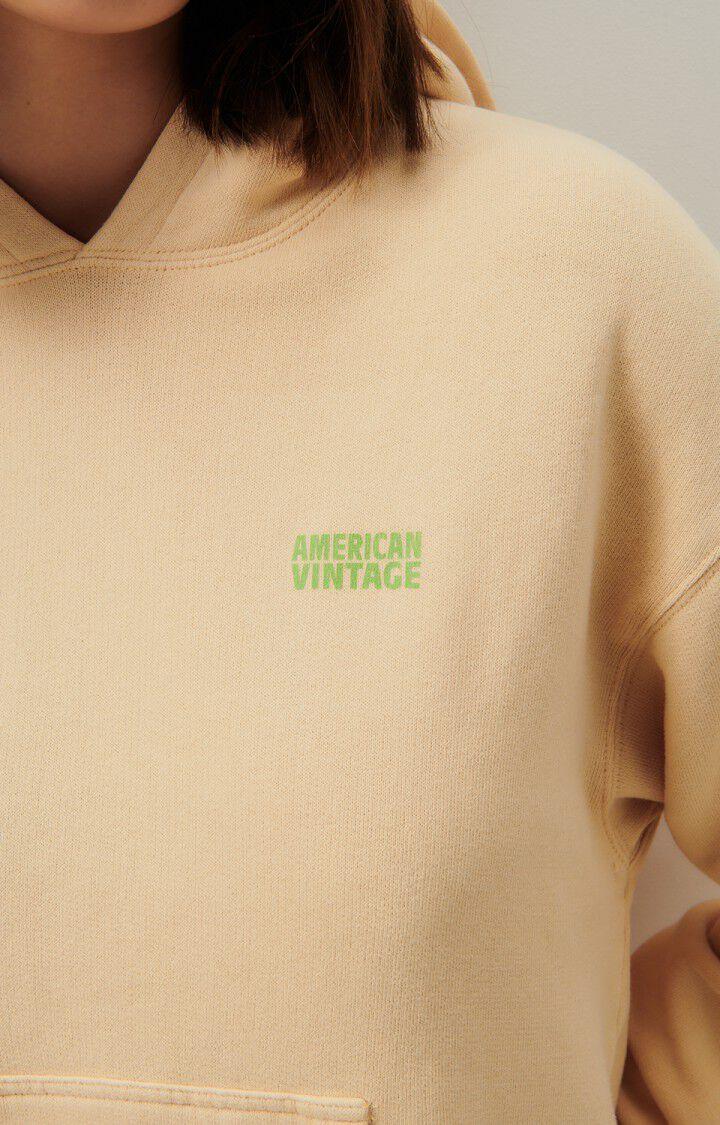 American Vintage Sweat Femme Izubird - NUDE VINTAGE 54 Manches Longues Beige - H23