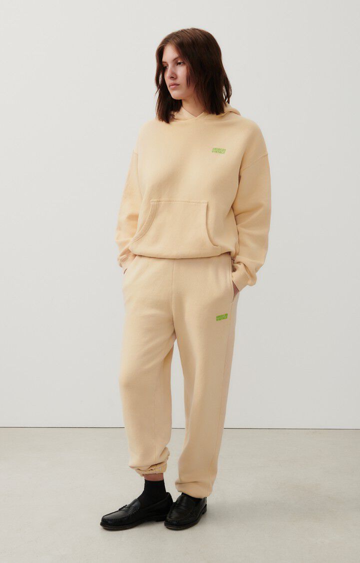 American Vintage Sweat Femme Izubird - NUDE VINTAGE 54 Manches Longues Beige - H23