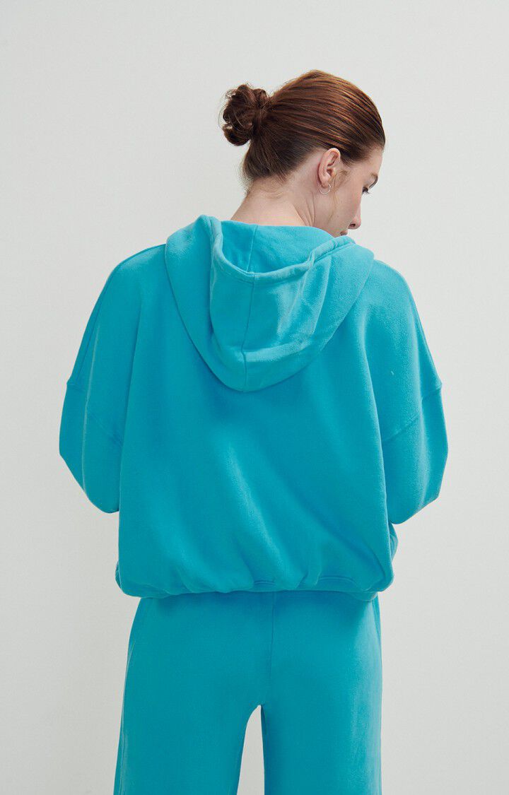 American Vintage Sweat Femme Izubird - OASIS VINTAGE 48 Manches Longues Bleu - H23