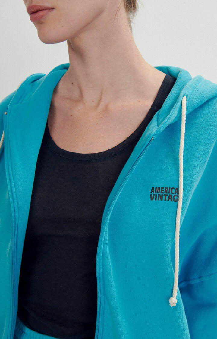 American Vintage Sweat Femme Izubird - OASIS VINTAGE 48 Manches Longues Bleu - H23