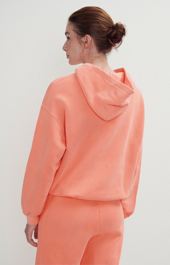 American Vintage Sweat Femme Izubird - ORANGE FLUO 54 Manches Longues Orange - E24