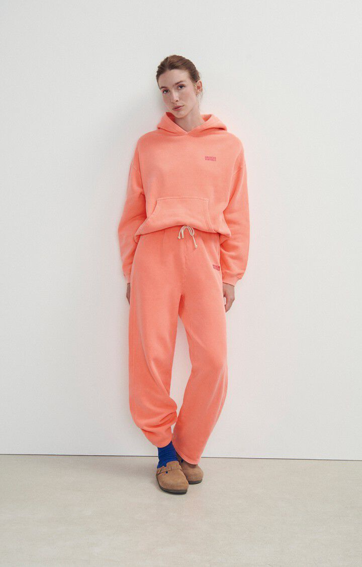 American Vintage Sweat Femme Izubird - ORANGE FLUO 54 Manches Longues Orange - E24