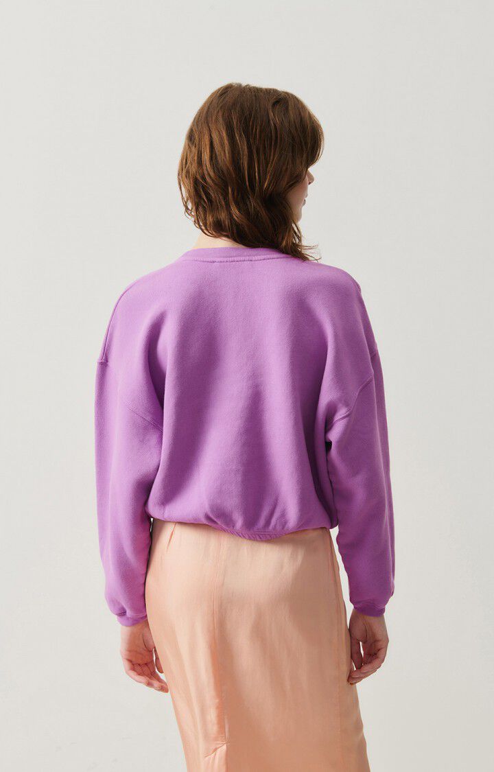 American Vintage Sweat Femme Izubird - ROSE INDIEN VINTAGE 51 Manches Longues Violet - H24