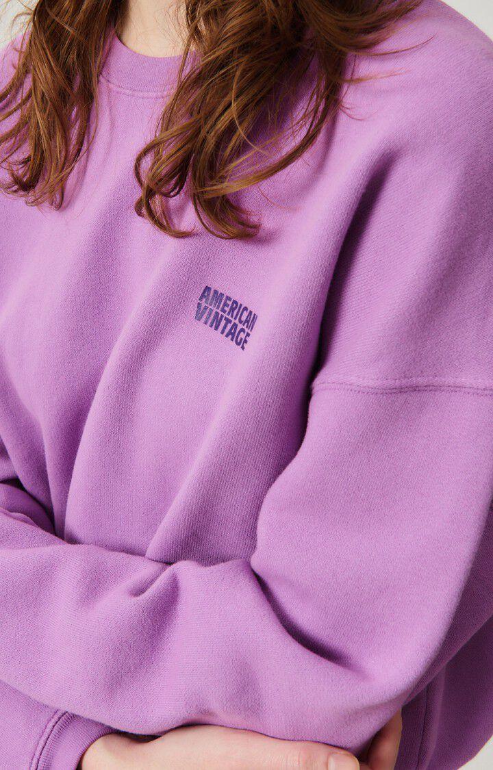 American Vintage Sweat Femme Izubird - ROSE INDIEN VINTAGE 51 Manches Longues Violet - H24