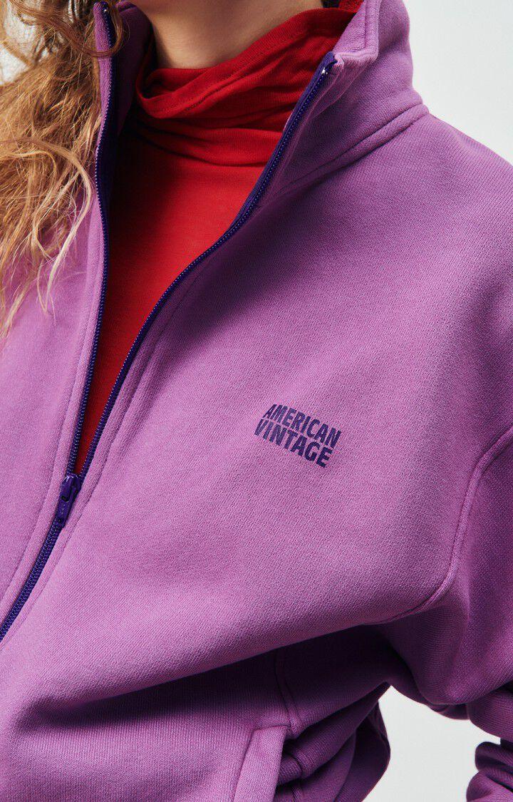 American Vintage Sweat Femme Izubird - ROSE INDIEN VINTAGE 58 Manches Longues Violet - H24