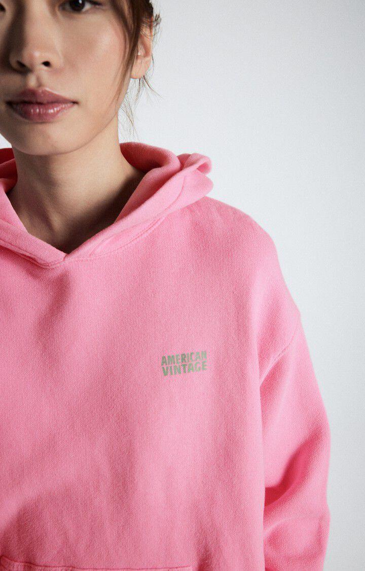 American Vintage Sweat Femme Izubird - ROSE VINTAGE 54 Manches Longues Rose - E25