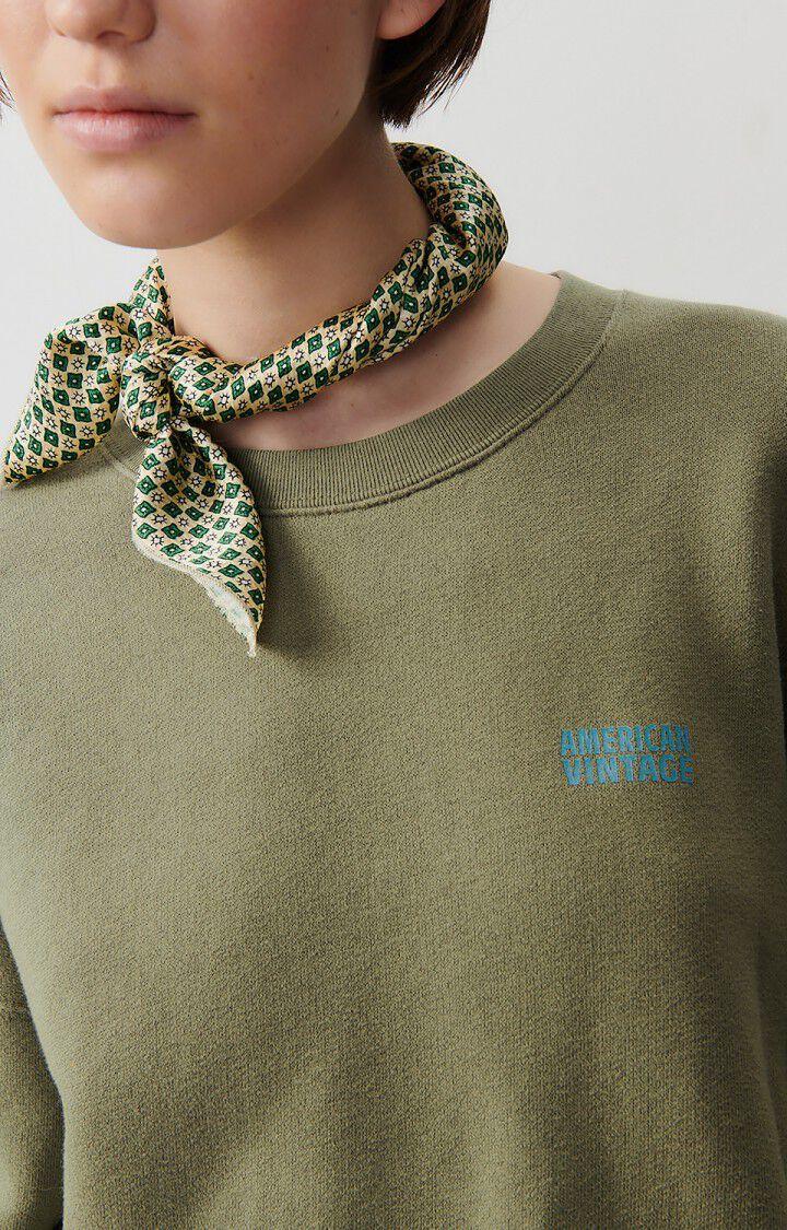 American Vintage Sweat Femme Izubird - SAUGE VINTAGE 51 Manches Longues Vert - E24