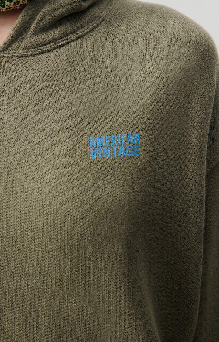 American Vintage Sweat Femme Izubird - SAUGE VINTAGE 54 Manches Longues Vert - E24