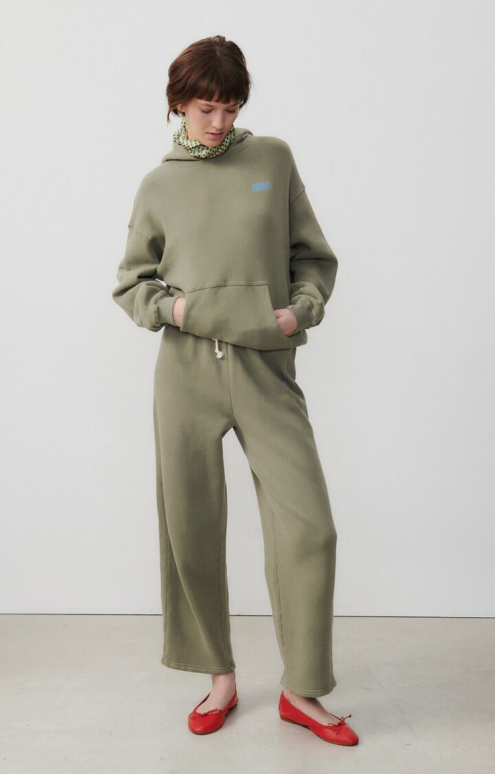 American Vintage Sweat Femme Izubird - SAUGE VINTAGE 54 Manches Longues Vert - E24