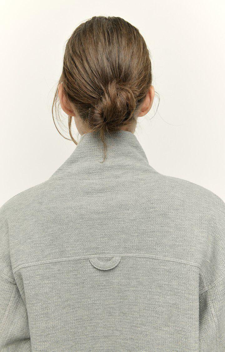 American Vintage Sweat Femme Jipbay - GRIS CHINE Manches Longues Gris - E22