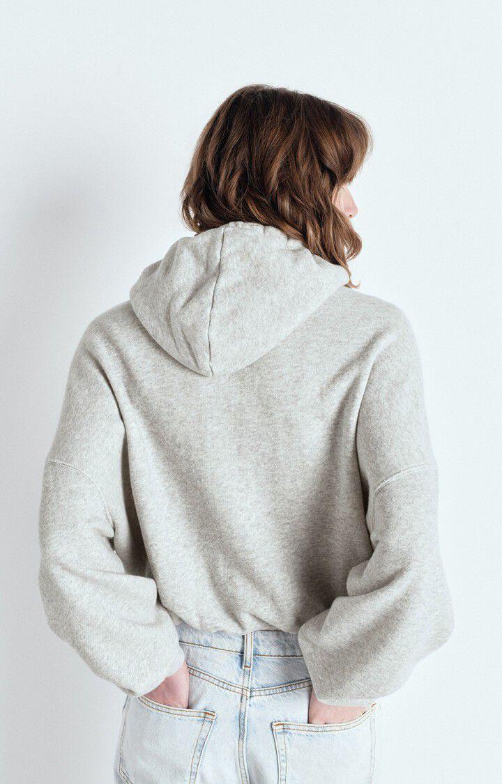 American Vintage Sweat Femme Kodytown - POLAIRE CHINE 48 Manches Longues Gris - E25