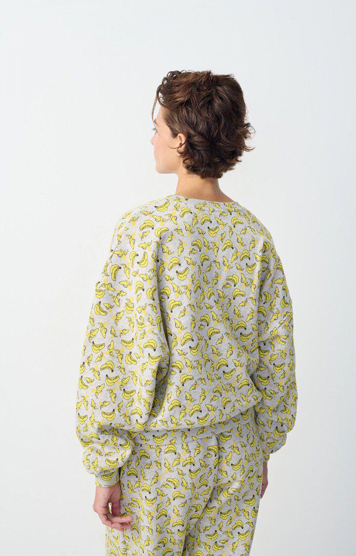 American Vintage Sweat Femme Kodytown - POLLY 51 Manches Longues Gris - H24