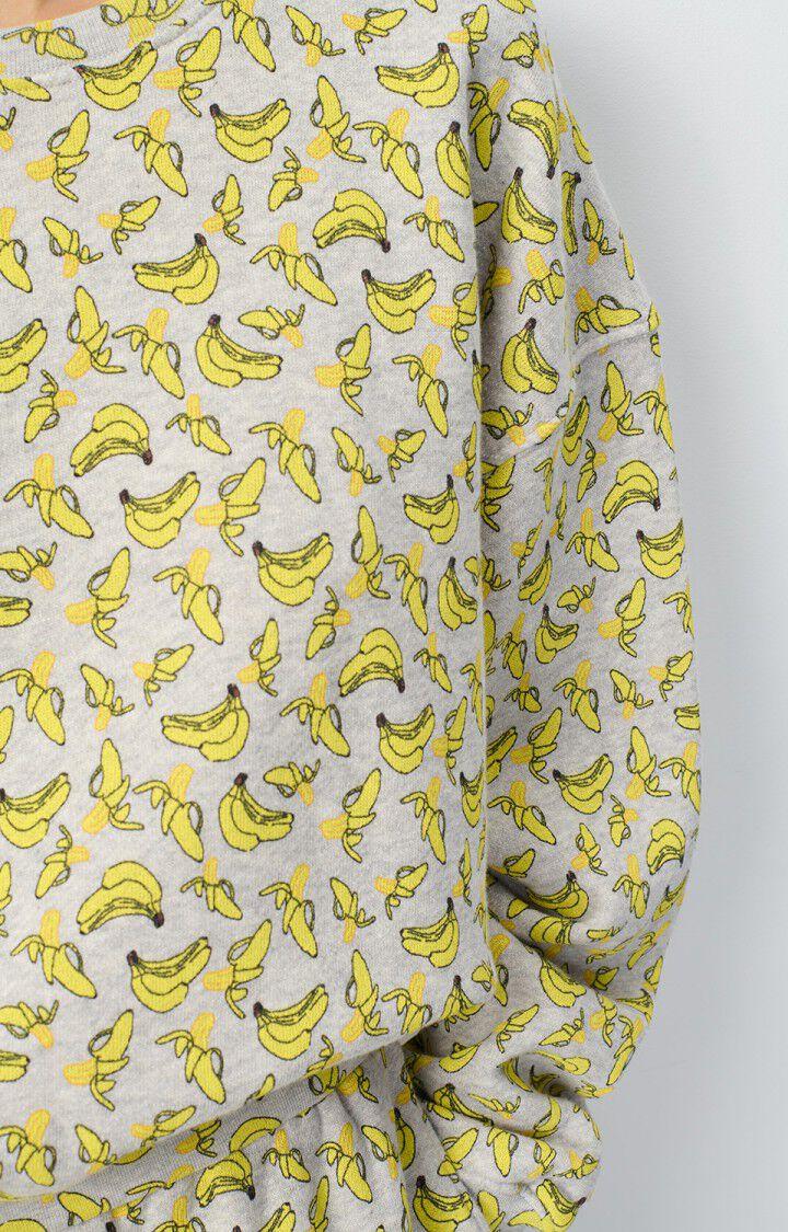 American Vintage Sweat Femme Kodytown - POLLY 51 Manches Longues Gris - H24