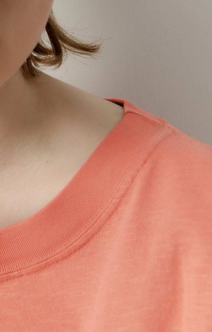 American Vintage Sweat Femme Laweville - MAKE UP VINTAGE 48 Manches Longues Rose - E23