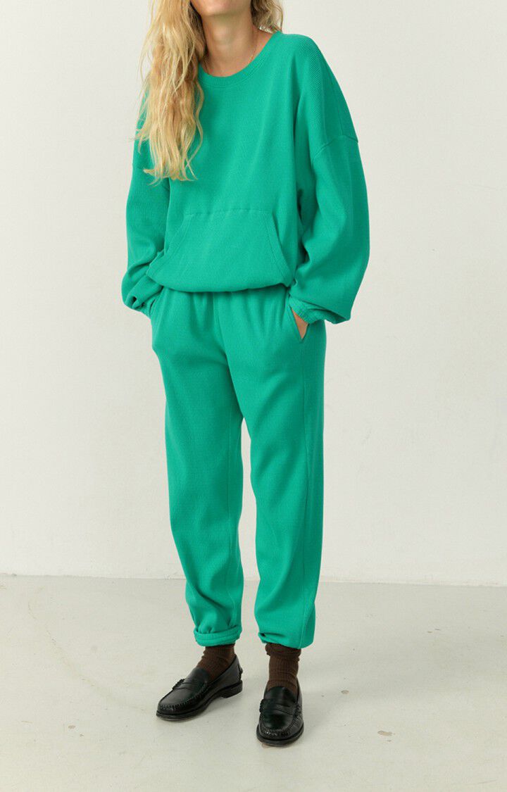 American Vintage Sweat Femme Luto - MACHE 52 Manches Longues Vert - H22