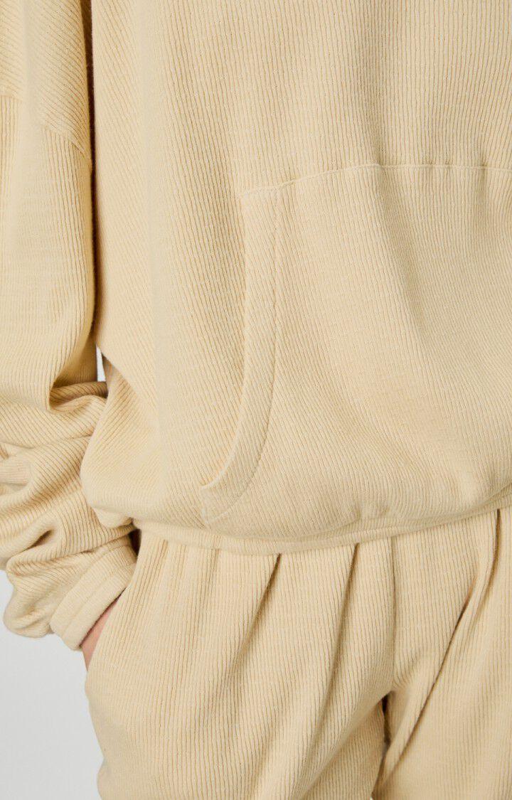 American Vintage Sweat Femme Luto - SABLE 52 Manches Longues Beige - H22