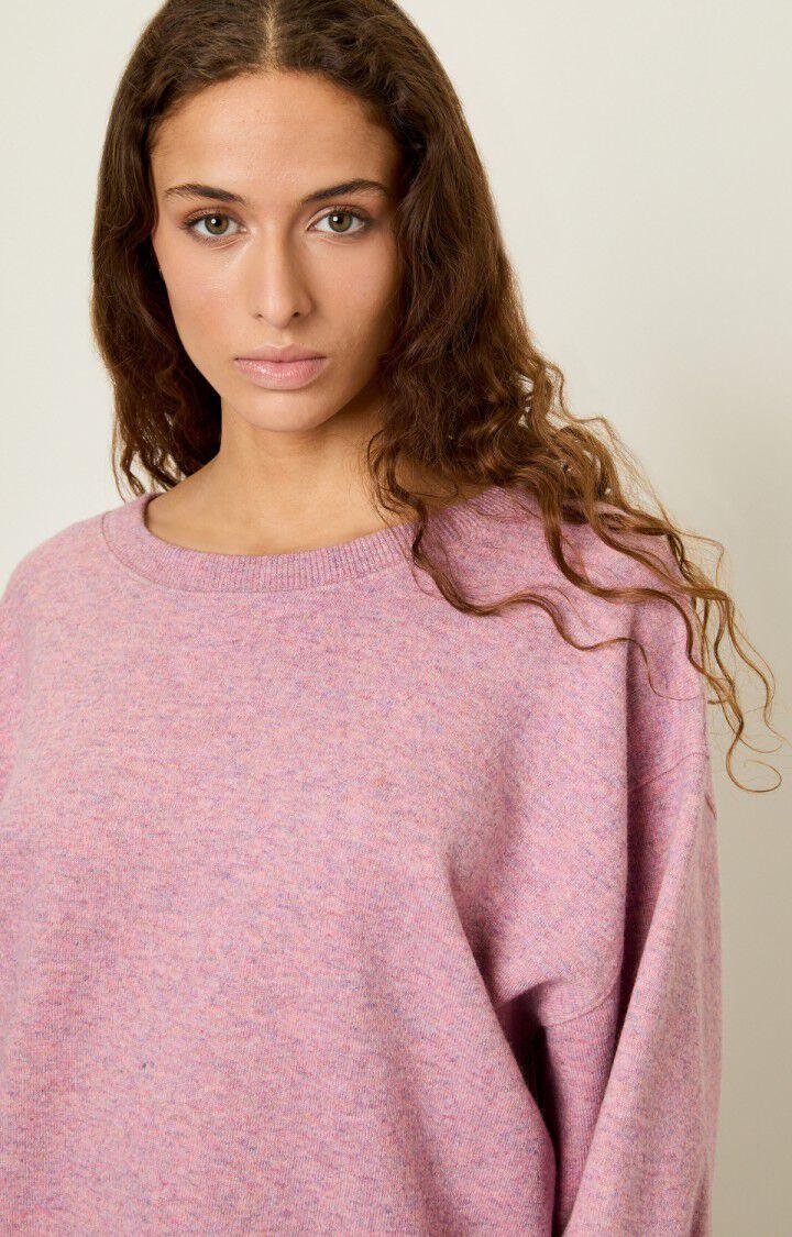 American Vintage Sweat Femme Lyabil - ROSE MULTI CHINE Rose - H22