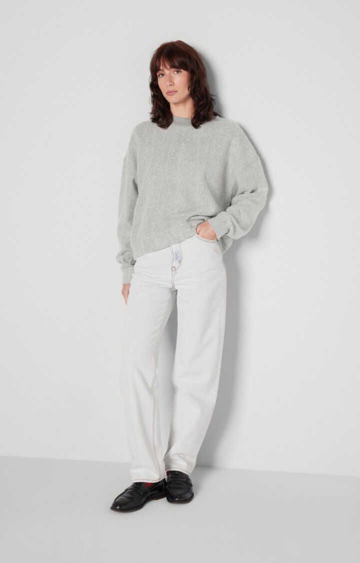 American Vintage Sweat Femme Noyrock - GRIS CHINE 50 Gris - H22