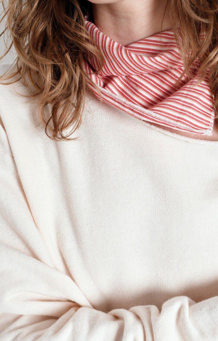 American Vintage Sweat Femme Ofybow - SABLE CHINE 52 Manches Longues Beige - E25