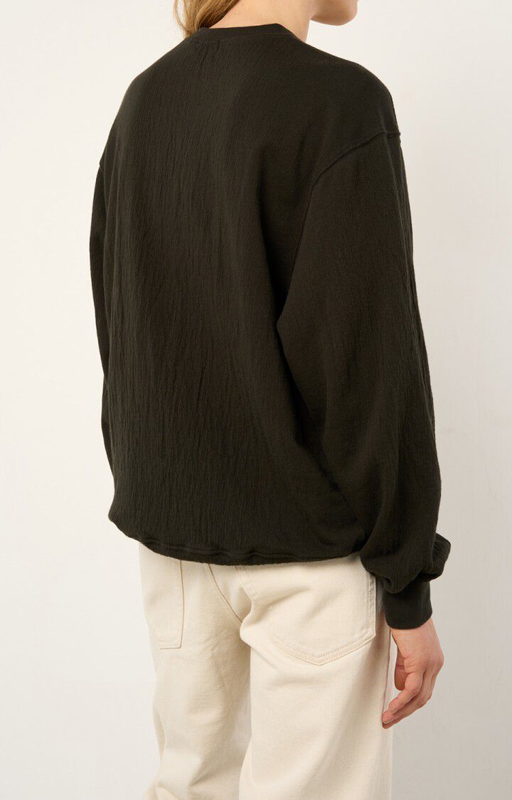 American Vintage Sweat Femme Telabird - CARBONE Noir - H21