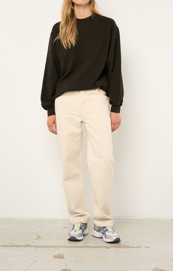 American Vintage Sweat Femme Telabird - CARBONE Noir - H21