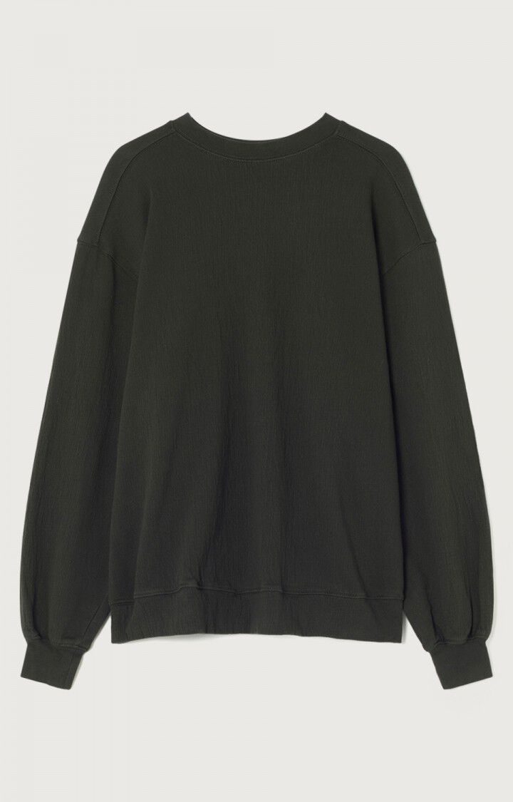 american vintage Sweat femme Telabird - CARBONE Noir - H21B