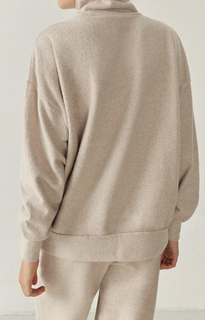 American Vintage Sweat Femme Udow - BEIGE CHINE Beige - H22