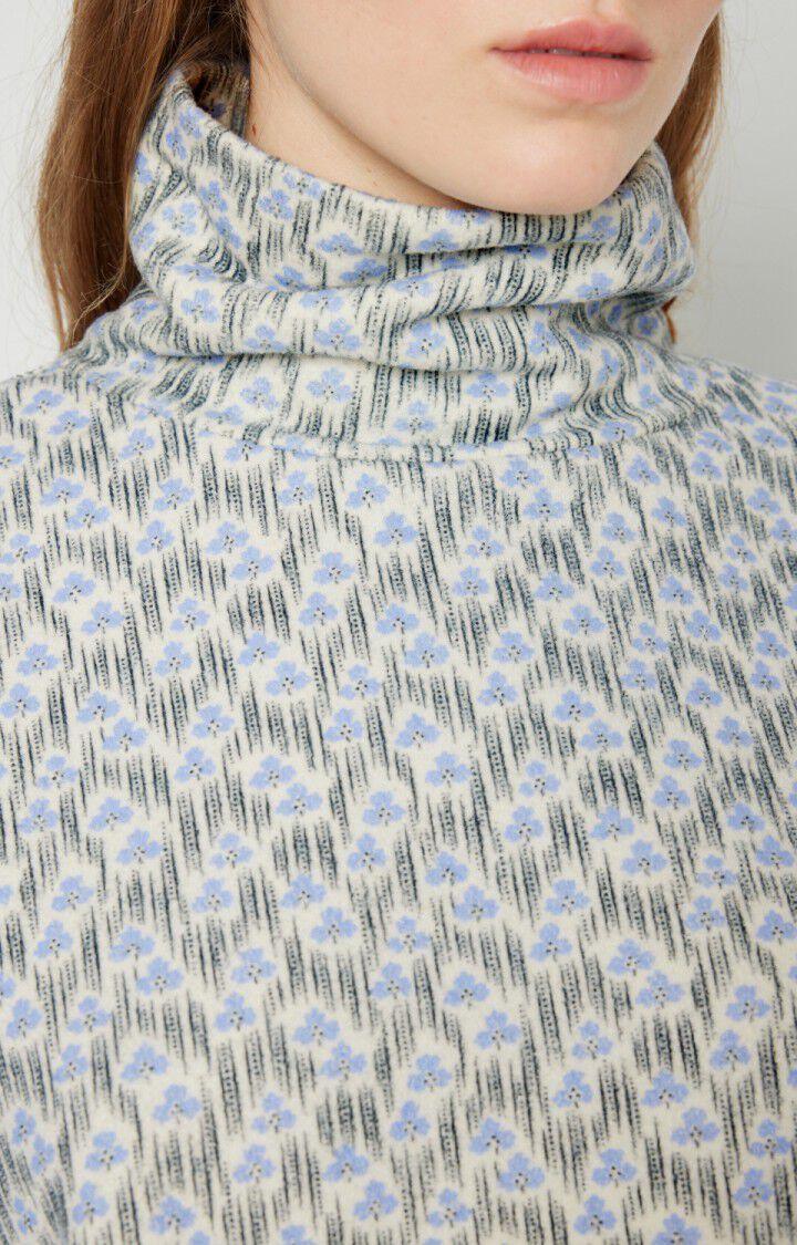 American Vintage Sweat Femme Udow - PATTIE Manches Longues Blanc - H22