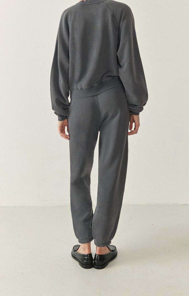 American Vintage Sweat Femme Uticity - GRIS VINTAGE 73 Manches Raglan Gris - H22