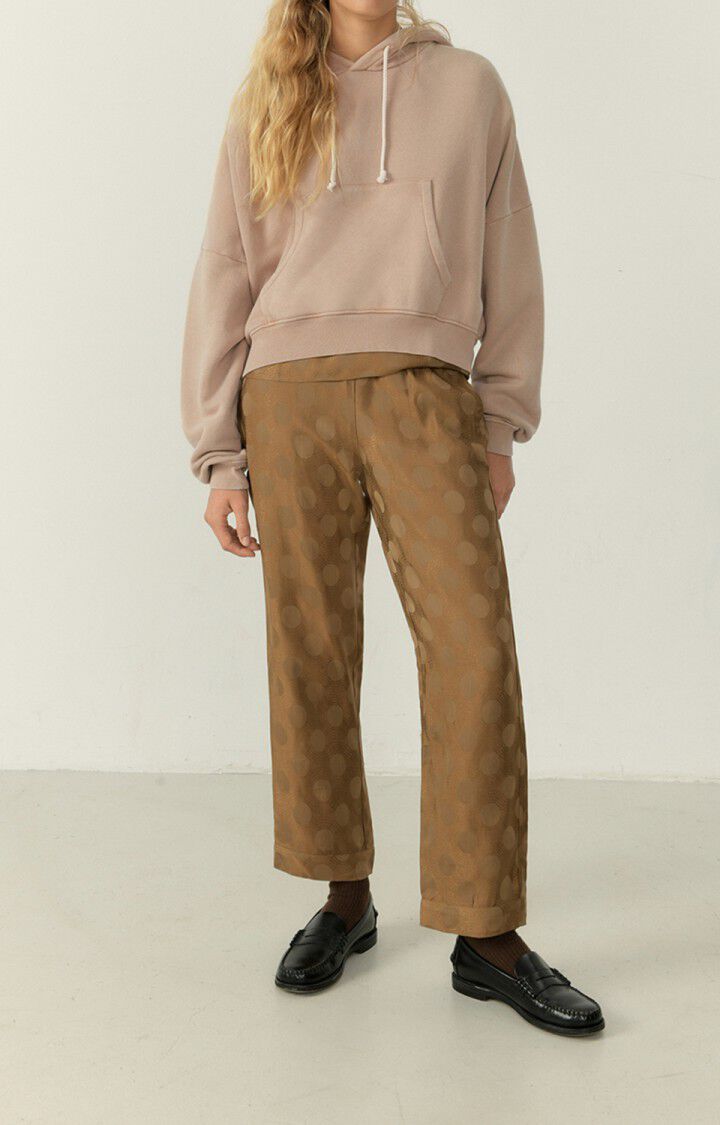 American Vintage Sweat Femme Uticity - ICED COFFEE VINTAGE Beige - H22