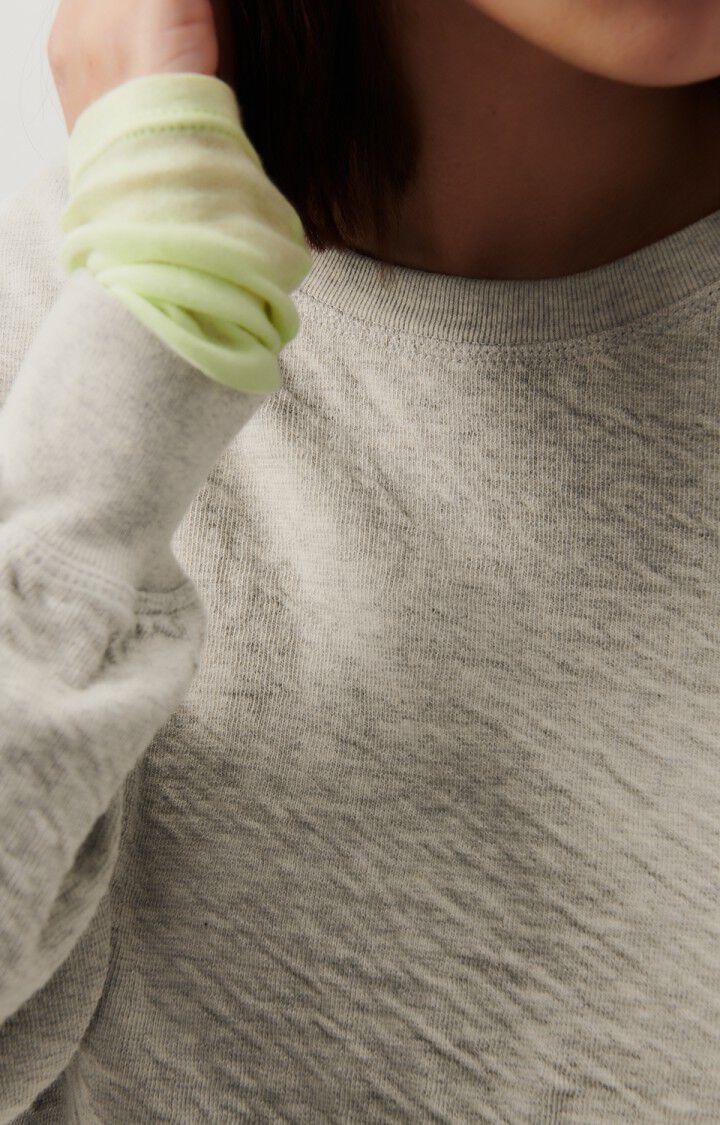 American Vintage Sweat Femme Yatcastle - GRIS CHINE 51 Manches Longues Gris - E24