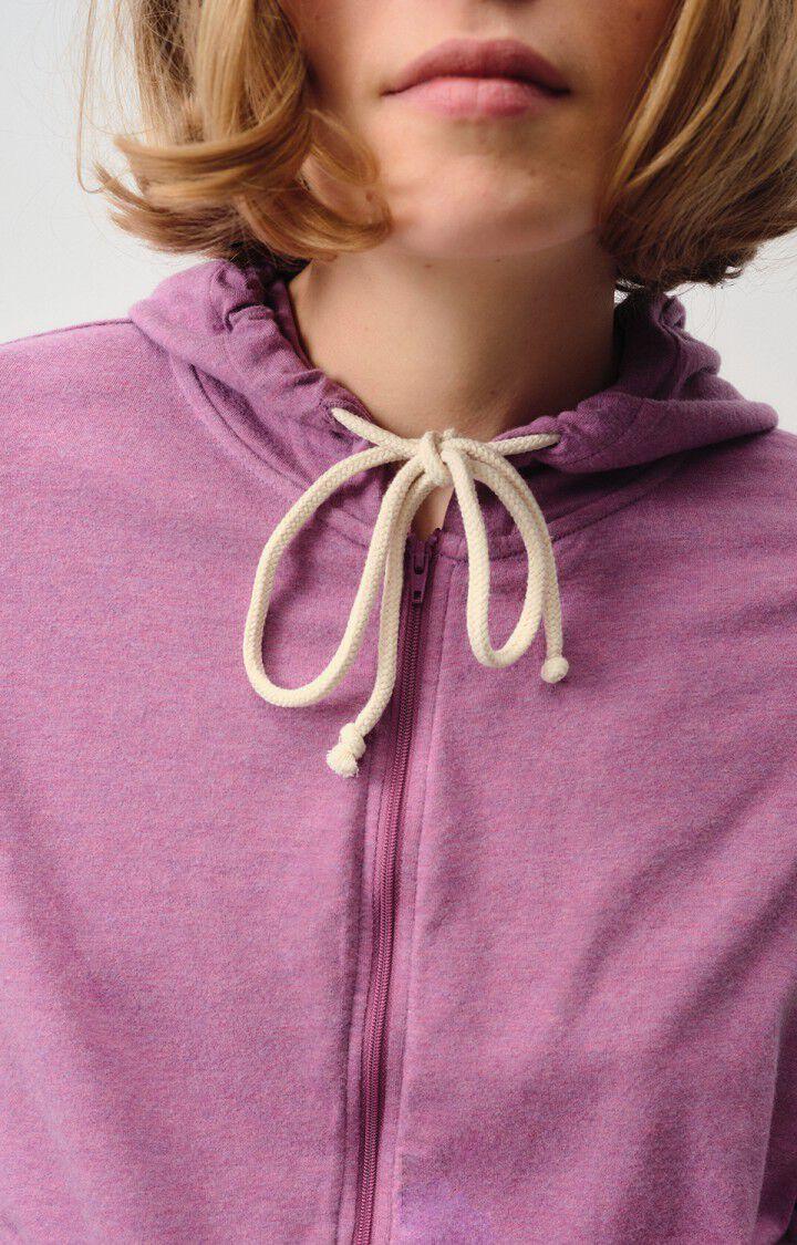 American Vintage Sweat Femme Ypawood - FRUIT DES BOIS CHINE 49 Manches Longues Rose - E24