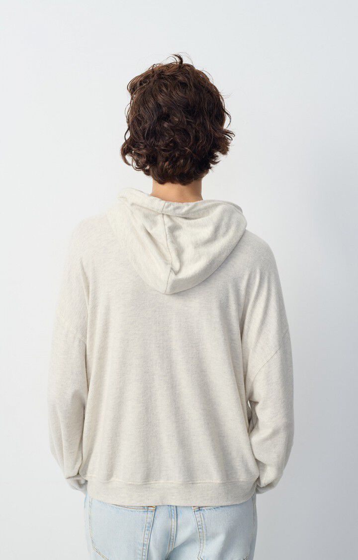 American Vintage Sweat Femme Ypawood - GRIS CHINE 49 Manches Longues Gris - E25