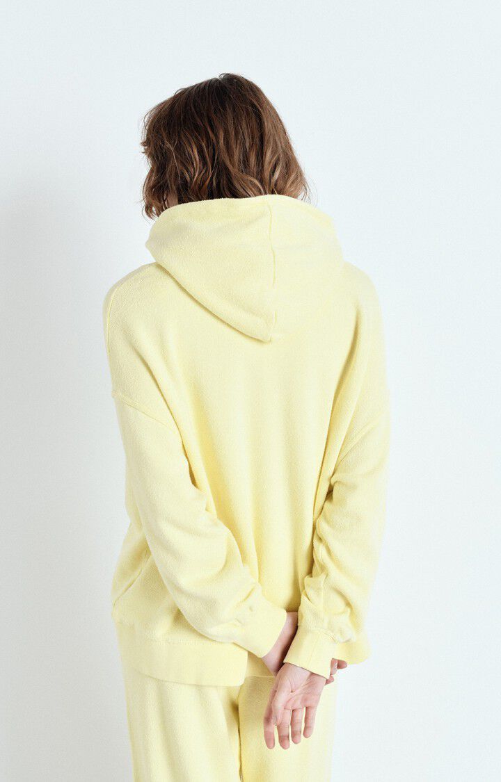 American Vintage Sweat Femme Ytibay - LEMON CURD 46 Manches Longues Jaune - E25