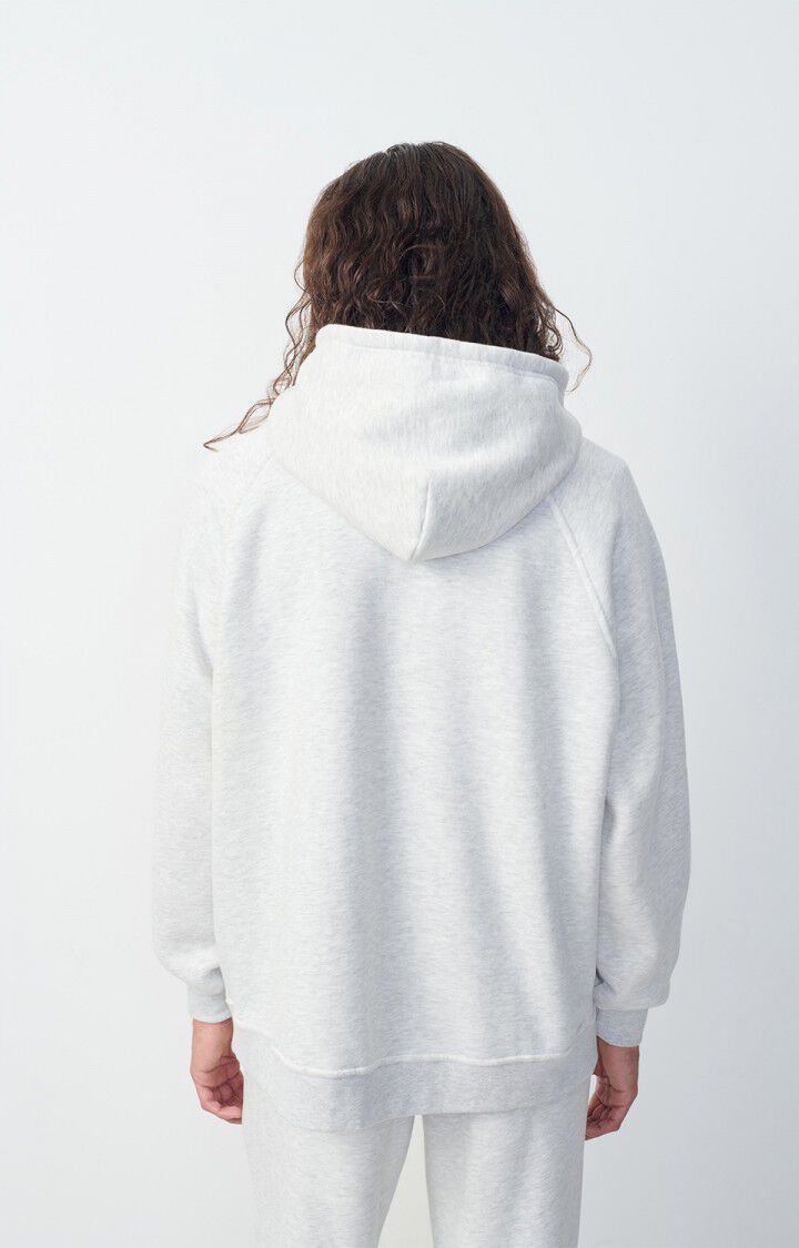 American Vintage Sweat Homme Baptown - GRIS CHINE 79 Manches Longues Gris - E25